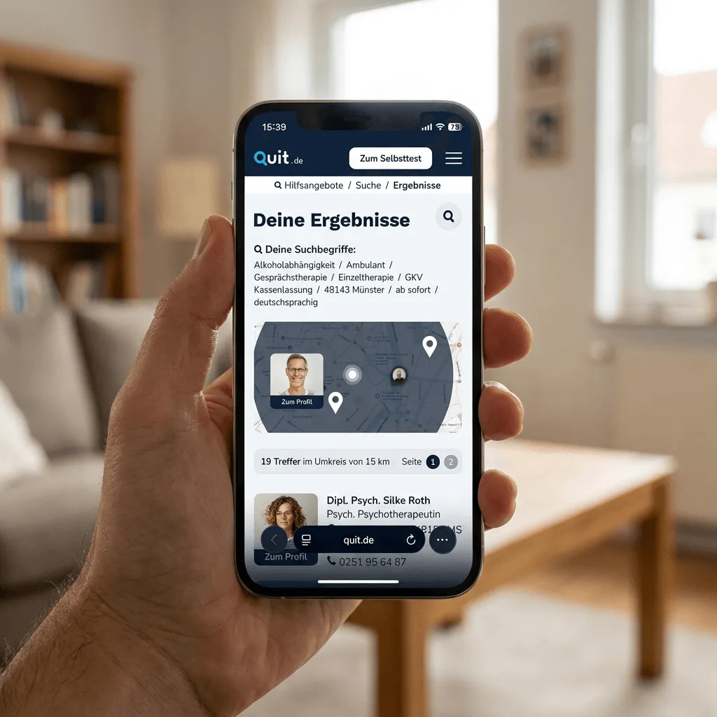 Hilfsangebote auf quit.de