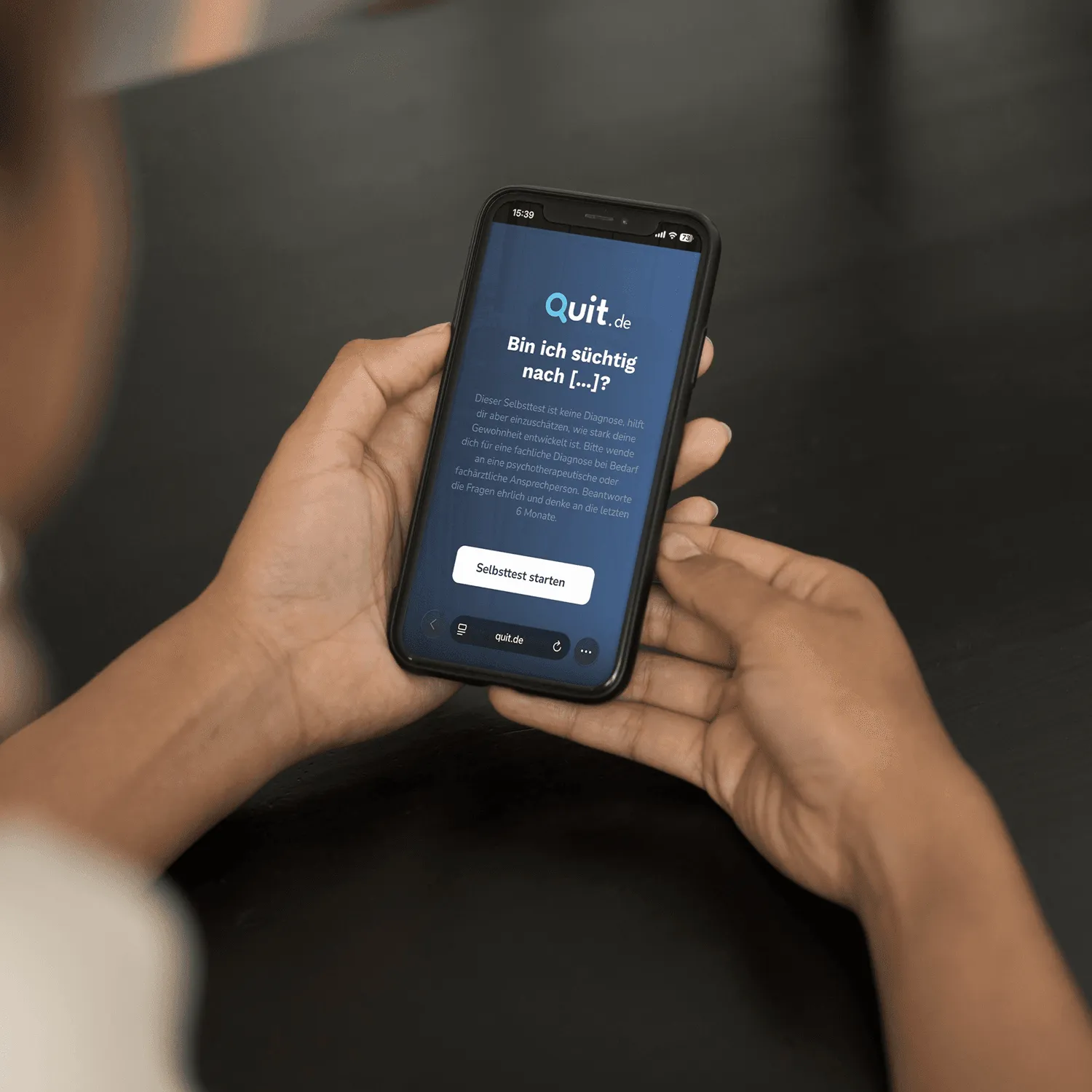 Selbsttests auf quit.de